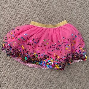 Sweet Wink Pink Confetti Tulle Skirt / Tutu, Girls 4 - 6